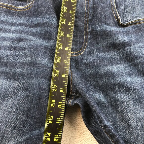 Lands End Womens Mid Rise Pull-On Skinny Jeans Size 6P Blue Denim Casual Stretch - Picture 7 of 16